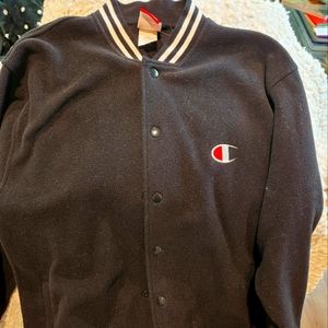 CHAMPION LETTERMAN Jacket Black